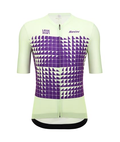Maillot route Santini Liege Bastogne respirant avec poches dos