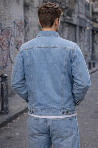 Image of FUNDAY FASHION Regular Wear Full Sleeves Men's Denim Jacket