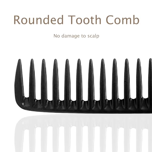 Set de 6 Peines de Dientes Anchos de Fibra de Carbono miniatura 3