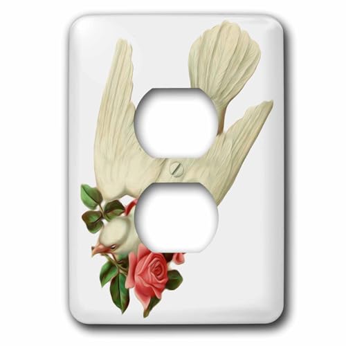 Cache-prise pour 2 prises 3dRose lsp_104650_6 pour masquer le plastique