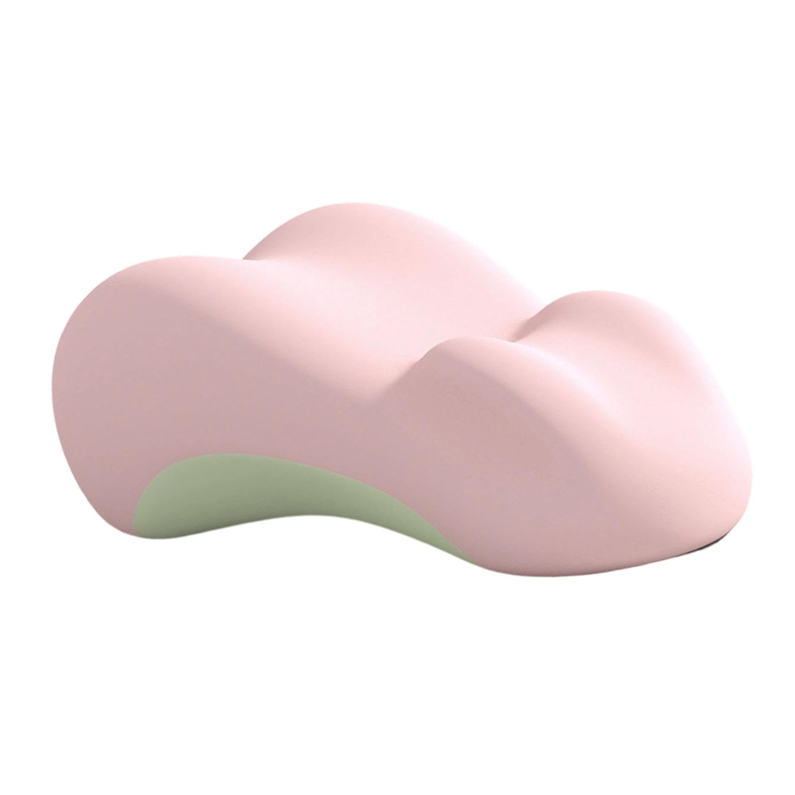 Almohada de para Cama, versátil, Profesional, para Las piernas, para Dormitorio, con Gel, Espuma viscoelástica, Rosa
