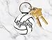Handmade Custom Personalized Volleyball Key chain, Name Tag, Bag Tag