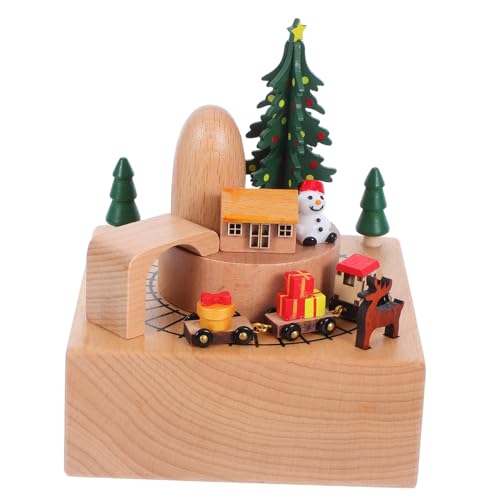 Zerodeko Carrusel Caja de Música Giratoria Vintage Detalles Finos Mecanismo de Baile Reproduce Melodías Relajantes Decoración Hogar Obsequio de Cumpleaños