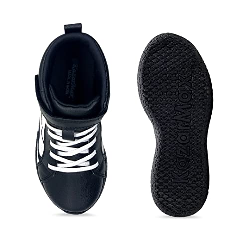 Image of KazarMax Hopits Kids Boys and Girls Ankle Length | High Top | Slip-on Sneakers Shoes | Lightweight | Outdoor Shoes Collection