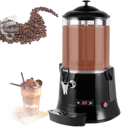 Eastnmythet Hot Chocolate Dispenser 5L/10L, Commercial Electric Hot Chocolate Maker Machine for Heating Chocolate Coffee Milktea Juice, Chocolate Melting Machine,110V 10L