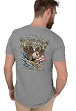 US Army This We'll Defend T-Shirt Army Logo Shirts Front and Back Tees (Sportsgrey, Large)