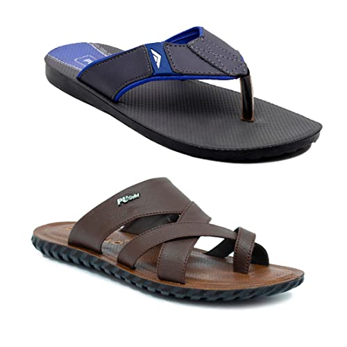 Image of ASIAN Men's Walking,Casual,Formal Sandal (Pack of 2)