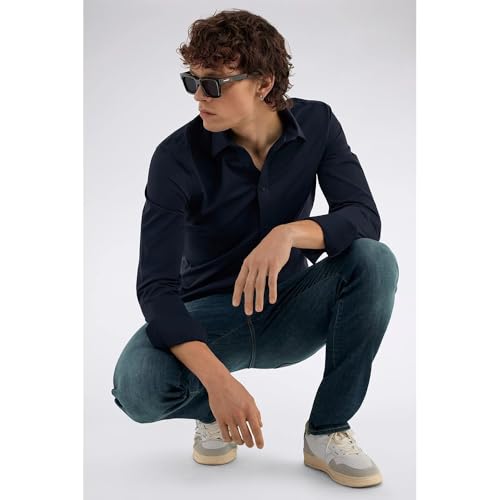 Gas Camicia Uomo Stretch Slim Fit Manica Lunga Kin/S B0705 - 9