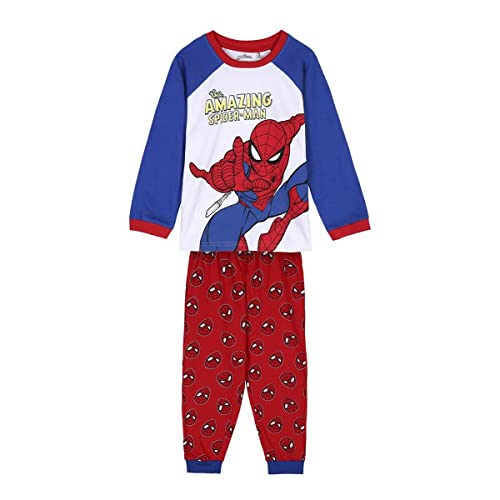 Spiderman 2900000359 Pijama Infantil, Multicolor, Estándar Unisex niños, 2 años (92cm)