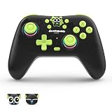 GeekShare Hall Effect Switch Controller for Switch 2/1/OLED/Lite, PC Steam, Mobile | Wireless Bluetooth & Wired, 1000mAh Battery, 6-Axis Gyro, Dual Vibration, RGB Light - The HEI Series