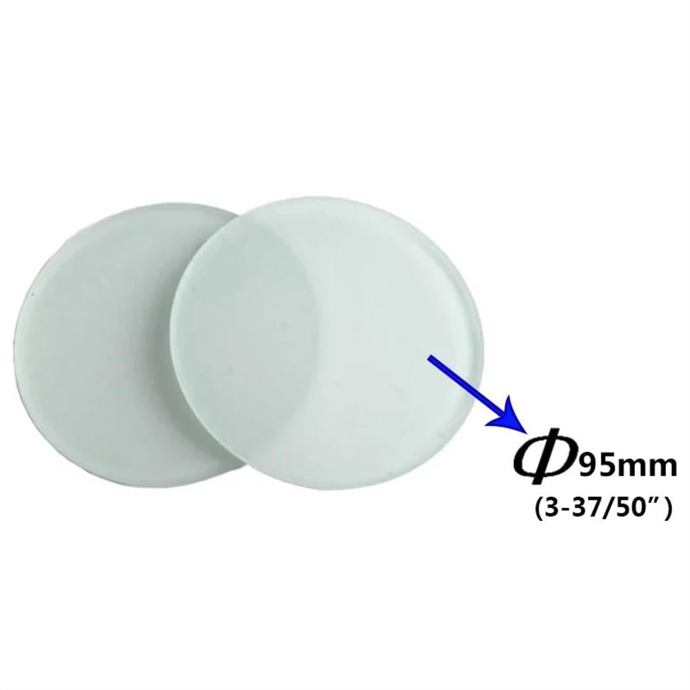 Microscope 95mm Transparent Frosted Glass for Stereo Microscope Base Round Object Board Observation Working Stage Plate fit for Microscopio