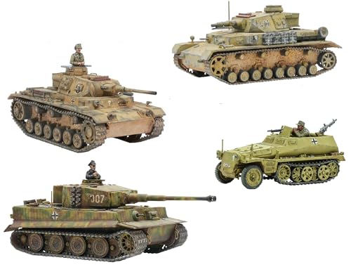 Kit de réservoir en plastique armée allemande Kasserine Warlord Games 28mm