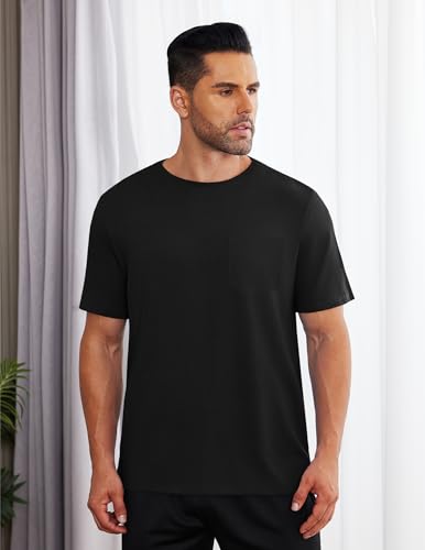 Deyeek Men's Post Shoulder Surgery Shirts Recovery Tear Away Short Sleeve Full Open Side Snap Adaptive Chemo Clothing4