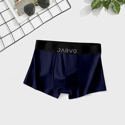 Image of JARVO Men's Nylon Regular Fit Solid Antibacterial Trunks (Pack of 3)