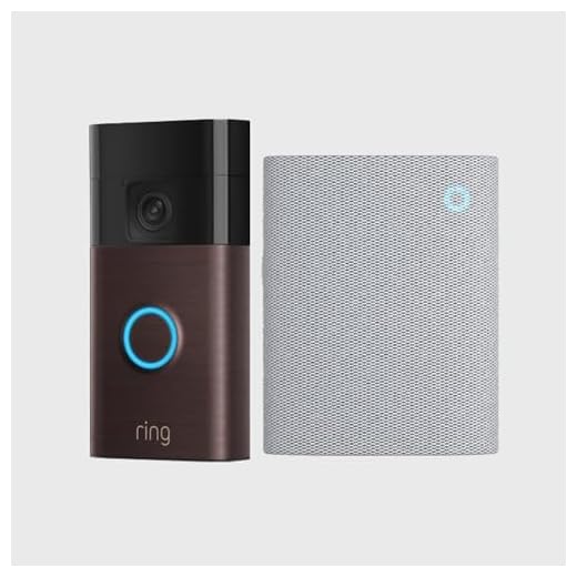 Ring Sonnette vidéo sans fil (Battery Video Doorbell) + Chime (3e gén.) | sonnette-caméra de surveillance à installer soi-même | Vidéo plan moyen, installation facile | Essai de 30 jours à Ring Home