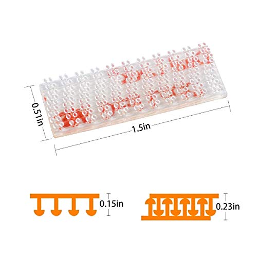 YeeBeny EZ Pass/I-Pass/Toll Tag Tape Mounting Kit, Glue Adhesive Dual Lock Tape Ezpass Tag Holder, 8pcs (4sets) Reclosable Fastener with Alcohol Prep Pad - Thumbnail 3