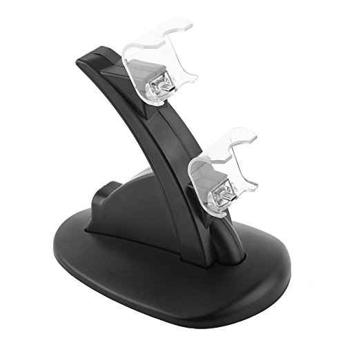 Generic Soporte de Cargador para, Base de Carga Dual USB para Controlador 4 Slim/Pro, Imprescindible para Entusiastas de los Juegos, con Cable USB - imagen 5