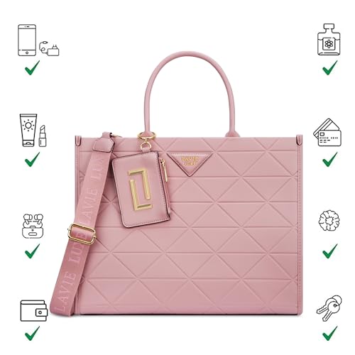 Image of Lavie Luxe Women's Lisa Box Satchel Handbag | Satchel Bag for Work | Ladies Purse | Stylish Shoulder Bag | Gift For Women