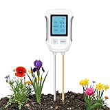 Tolesum 3 in 1 Bodenmessgerät, PH Wert Messgerät...