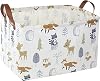 Cesta de almacenamiento rectangular NTAOHAMPER, caja para libros, cesta de regalo, decoración para habitación (animal) 2