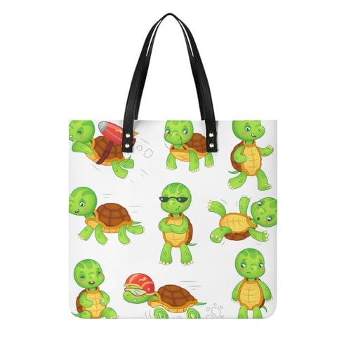 Sac à main biche à dessin pour femmes : grand tote bag shopping et voyage 39x39cm