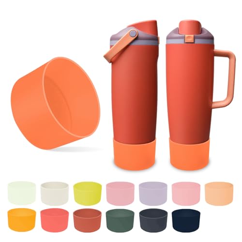 Kaitiaki Silicone Boot for Owala 30oz & 40oz FreeSip Sway Bottles & Tumblers - Non-Slip, Scratch-Resistant, Stability Enhancer, Available in 12 Colors (Terracotta Sunset)
