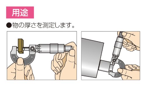 Amazon.co.jp: シンワ測定(Shinwa Sokutei) マイクロメーター 0~25