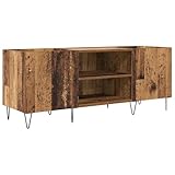 【Design moderne élégant】 Ce cabinet en bois pour vinyles, créé dans un style moderne, apporte un look épuré et chic à votre salon. C'est parfait pour ceux qui aiment le style et la fonctionnalité, servant de point central et de rangement pratique. Il s'adapte facilement aux décors contemporains et exprime un style minimaliste. Un bon mix de matériaux bruts comme le bois d'ingénierie et le fer, pour une esthétique simple mais efficace.