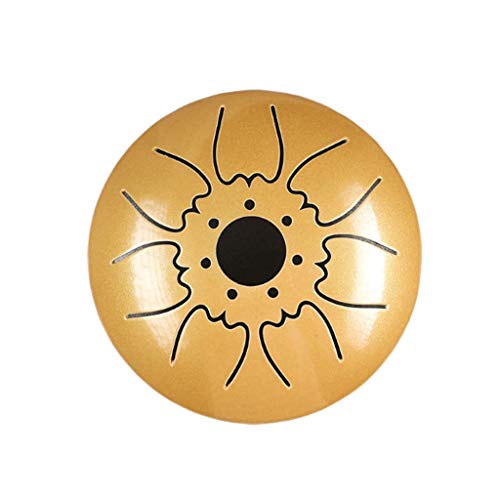 Mini Steel Tongue Drum de 7 tonos, 5 pulgadas con palillos, instrumento de percusión miniatura 1