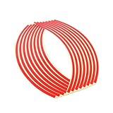 Stickers Roue Moto pour YAMAHA YZF R1 R3 R6 Yzf r15 R25 R125 600, Reflective Rim Stripe Sticker Bandes décoratives de sécurité de Nuit Kit Stickers Moto,B