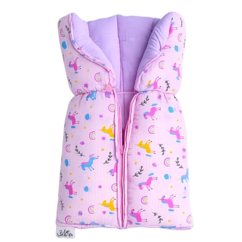 Image of Muslin Cotton Sleeping Bag for Newborn Baby|Carry Nest|New Pattern|Lightweight|Skin Friendly|Convertible|Hypoallergenic|Portable Bassinet