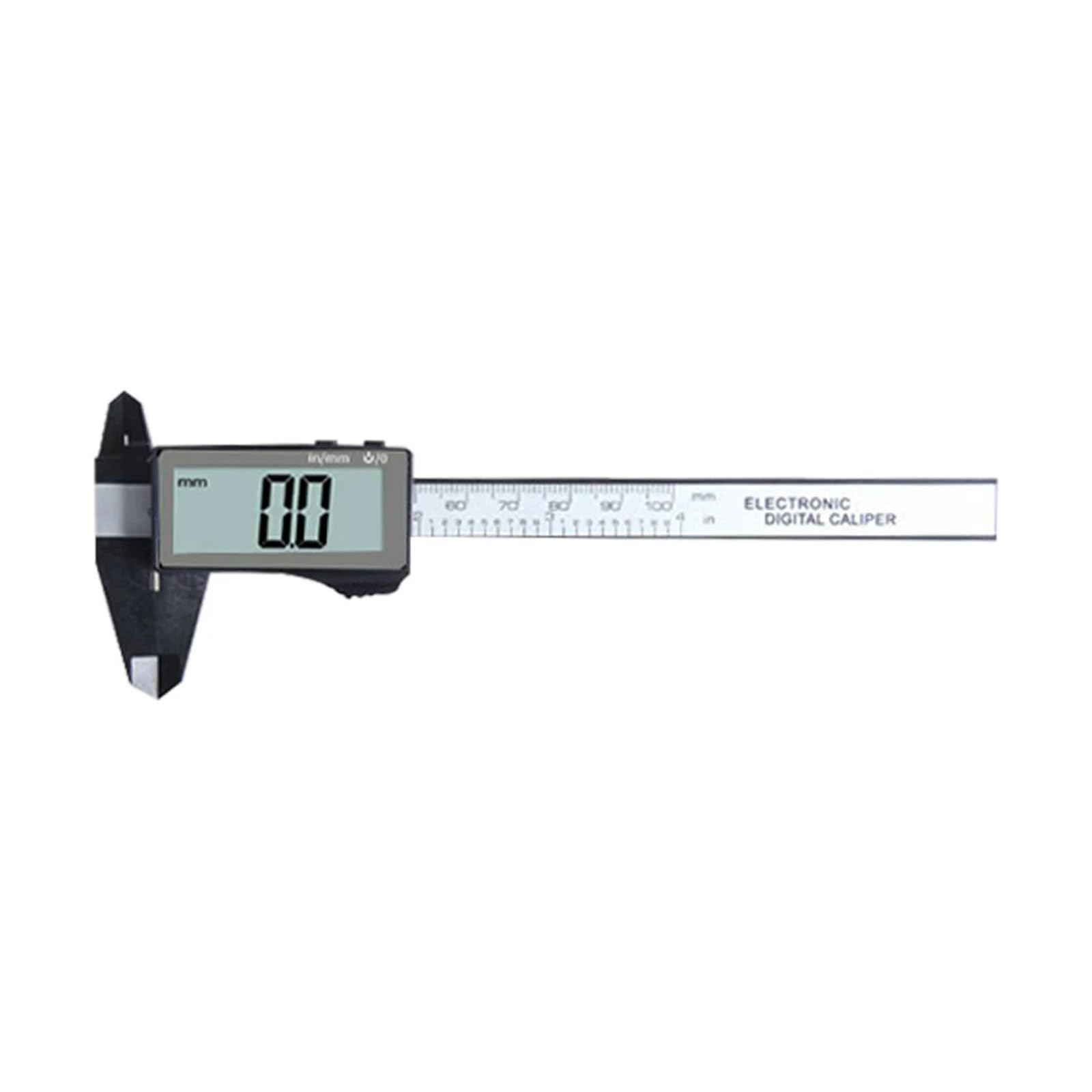 Calibrador digital, Calibrador digital Vernier de 100/150 mm, pantalla completa, micrómetro digital for medición doméstica, industrial y de joyería.,Alta precisión(Black 150mm)