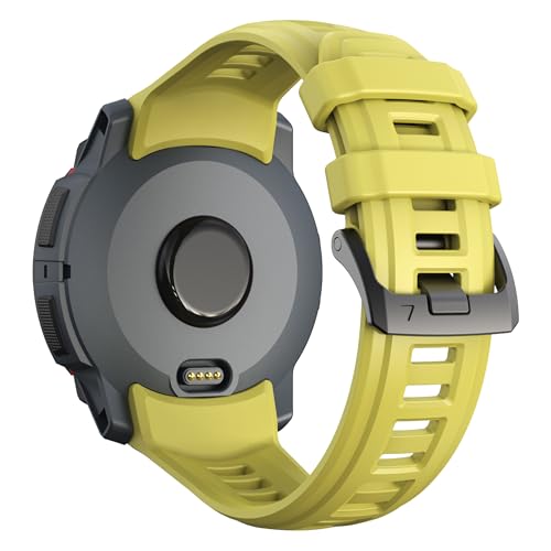 Image of XMUXI Compatible with Garmin Instinct 3 45mm Watch Strap Silicone Sport Replacement Band for Instinct 3 Solar 45mm /Instinct 3 Amoled 45mm with Stainless Steel Buckle(NO WATCH)