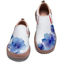 Onehorse Womens Loafers Painted Travel Shoes Casual Slip-Ons Ladies Fashion Sneakers