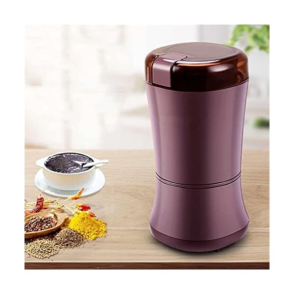 Starfisher Elektrische Kaffeemühle Getreidemühle Tragbare kleine Gewürzmühle mit Ersatzklinge Edelstahlklinge – Bild 5