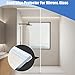 Clear Rubber Edge Trim, Self-Adhesive Clear Silicone Edge Trim, Edge Protector for Sheet Metal, Glasses or Flexi Glasses, Silicone Rubber Material, White Color, Fit 1/4