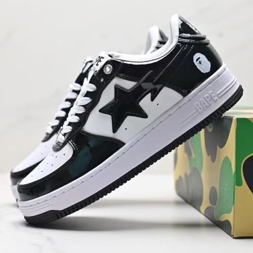 Fashion Sneakers for Men, Shark Lightning Star Graphic Sports Running Shoes for Women, Low Top Casual Sneakers for Daily Wear, Trending Skateboard Sneakers4