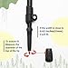 TREKOLOGY Trekking Pole Tips - 6pc Set Walking Stick Tips - Black