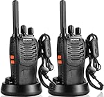 Suoyee BF-88X Profesional Walkie Talkie, 16 Canale...: BF-88X (88E nuevo actualizado) walkie-talkie actualizado en todos los aspectos.1: Chip de la placa principal actualizado, más fuerte y un rendimiento más estable; 2. Tipo adicional - C interfaz de carga, el apoyo a la carga por separado; 3. Material ...