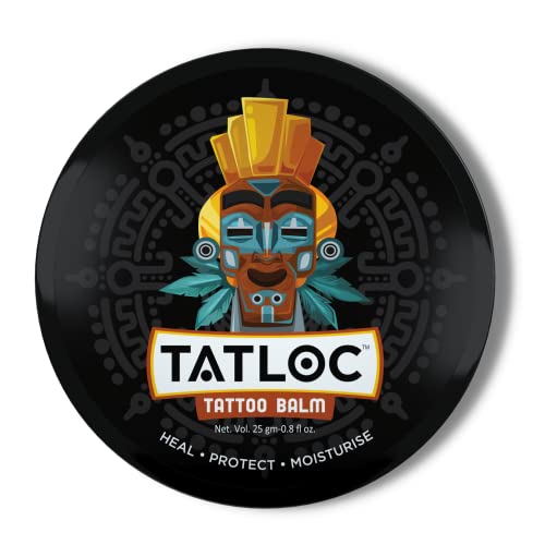 Tattoo Healing Balm With Vitamin A and D, Natural Herbs and Oils,...