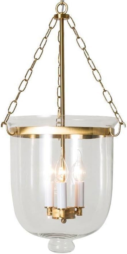 SXSHEYS Lámpara Colgante Vintage de 3 Luces con Forma de Cuenco invertido, E27, de Cristal Transparente, Estilo rústico, con Altura Ajustable y diseño geométrico para Comedor.