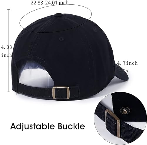 Image of Crazy Era Unisex Cotton Baseball Cap Plain Blank Dad Hat Adjustable Vintage Solid Hat