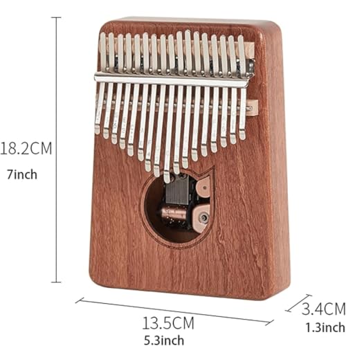 Caja de música manivela LAFSFBDF el regalo ideal de madera retro 3