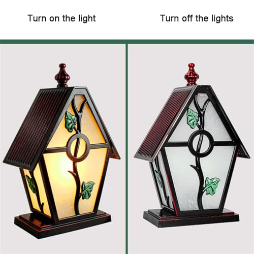 Farola exterior de estilo danés para iluminar y decorar patios y jardines 7