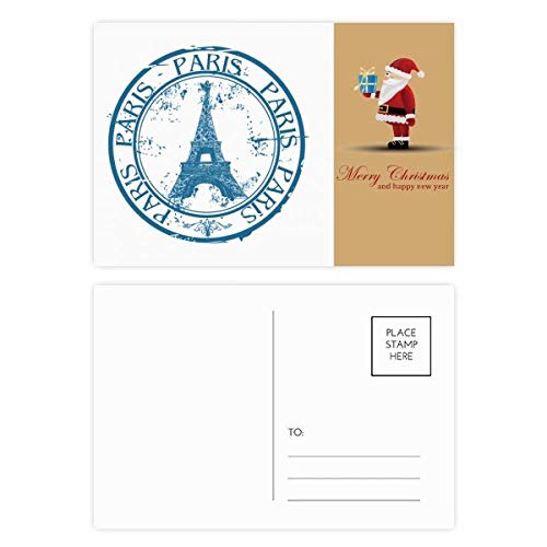 Cartes postales Tour Eiffel et Paris en lot de 20 pour correspondre en fin d'année