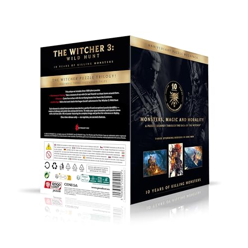 The Witcher 3 : Anniversary Puzzle Trilogy Just for Games - vue 4