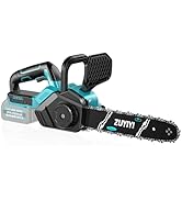 ZUYIYI 12 Inch Electric Chainsaw Cordless for Makita 18V Battery(NOT Included), Brushless Chain S...