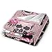 Sugar Skull Throw Blanket Super Soft Warm Horror Skeleton Rose Blanket for Women Cozy Plush Fleece Gifts Bedding Blanket for Adult Bed Couch Sofa 50