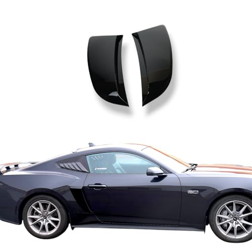 JSD Side Scoops for 2024+ Mustang, Gloss Black