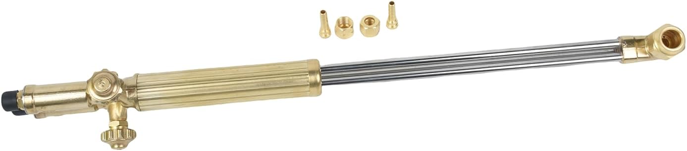 Heavy-Duty Straight Cutting Torch Compatible With Victor 0381-1621 03811621 ST900FC 21-Inch With Head Angle Of 90 Degrees